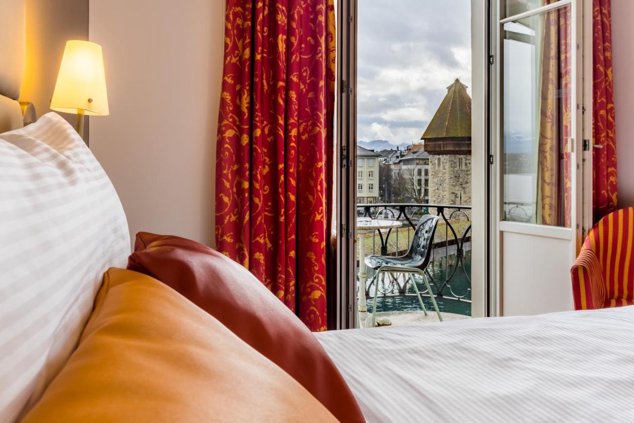 Hotel Des Alpes Lucerna Exterior foto